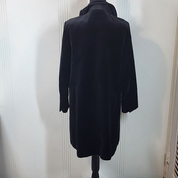 J. CREW WOMEN'S BLACK LIGHTWEIGHT COAT - Picture 2 of 7